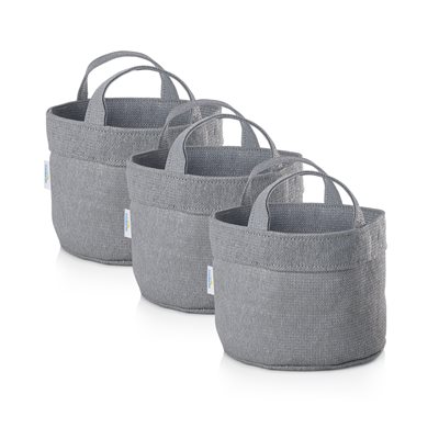 3-Pack 2-Gallon Grow Bag - Steel Grey