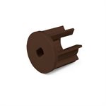Clutch Plug Rib 40mm - Brown