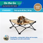Standard 2' Foldable OTG Elevated Pet Bed - Desert Sand