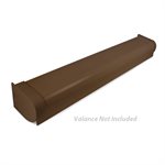 Traditional Valance Brackets - Brown